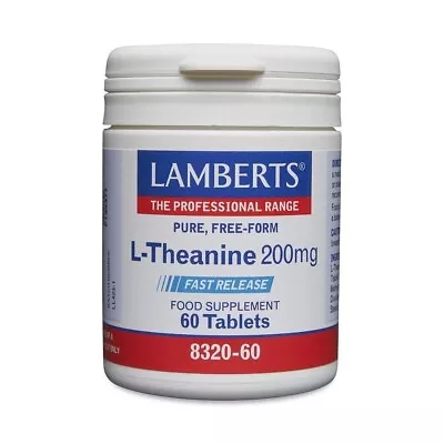 Lamberts L-Theanine 200mg FAST RELEASE 60's • £14.95