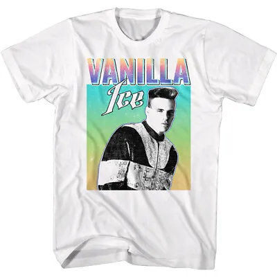 Vanilla Ice Pastel Profile Mens T Shirt 90's Rapper Hip-Hop Pop Music Concert  • $24.50