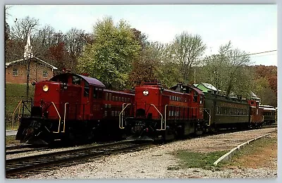 Winslow Arkansas AR - Arkansas & Missouri RR #20 & #22 Train - Vintage Postcard • $4.49