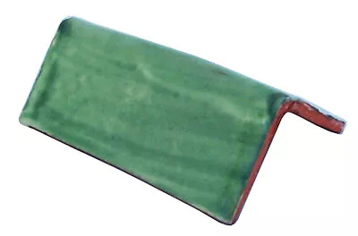 12  Trim Bullnose Mexican Molding Tile V-CAP WASHED GREEN • $30