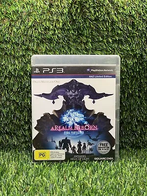 A Realm Reborn Final Fantasy XIV - Sony Playstation 3 PS3 - AUS PAL With Manual • $14.99