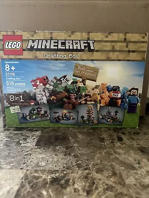 LEGO 21116 Minecraft: Crafting Box Brand New Never Opened. 518 Pieces. • $79.99