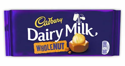 Cadbury Dairy Milk Chocolate Wholenut 200g NEW SHIPS WORLDWIDE • £3.75