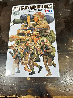 TAMIYA U.S. MODERN MILITARY FIGURES  DESERT SCHEME  Plastic Model Kit 1/35 • $10