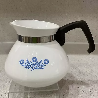 Vintage Corning Ware Blue Cornflower 6 Cup Coffee Tea Pot No Lid • $5.99