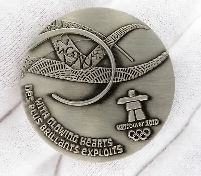 $49.99 • Buy Authentic Vancouver 2010 Olympic Participation Medal, Winter Olympics