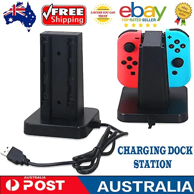Best Charging Dock Station Joy-con Pro Controller Charger Stand For Game Pad Aus • $27.99