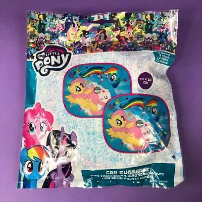 £9.99 • Buy My Little Pony FiM G4 Car Window Sucker Pop Up Sun Shades Pair Sealed