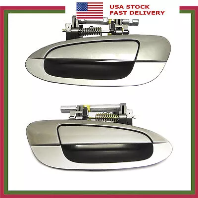 Outside Door Handle Rear Left Right Pair For 02-06 Nissan Altima 2.5L 3.5L DS168 • $34.75