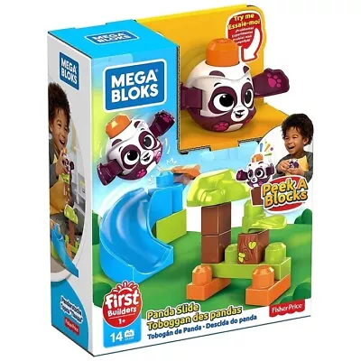 Mega Bloks Peek-a-Blocks Animal Slide Building Set 14 Pieces • £7.99