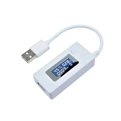 LCD USB Detector Voltmeter Ammeter Charger Capacity Tester Current 3V-7V DC 3-7V • $3.99