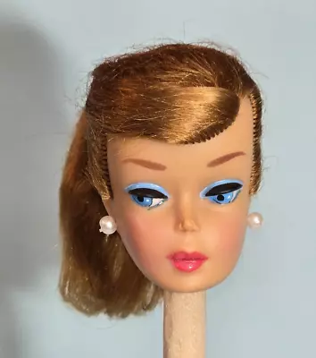 Vintage Barbie Titian Redhead Swirl Ponytail Head Only TLC ~ No Reserve • $13.50