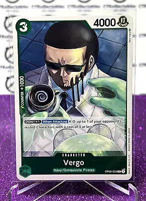 One Piece Vergo # Op05-023 R Awakening Of The New Era Rare Foil Card 2023 • $4.95