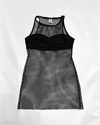Moschino Swim Mesh Beach Tunic Mini Dress (36 L) • $20