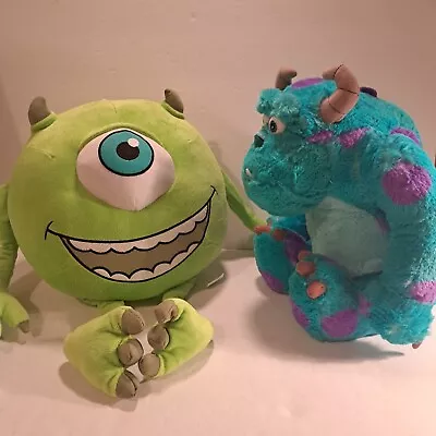 Disney Pixar Monsters Inc University  Sulley And Mike Wazowski Plush Euc • $22.99