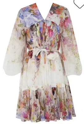 $580 • Buy Zimmerman Prima Drawn Mini Dress Size 2