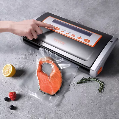 VEVOR Commercial Vacuum Sealer Machine Seal A Meal Food Saver 80Kpa W/ Seal Bag • $44.49