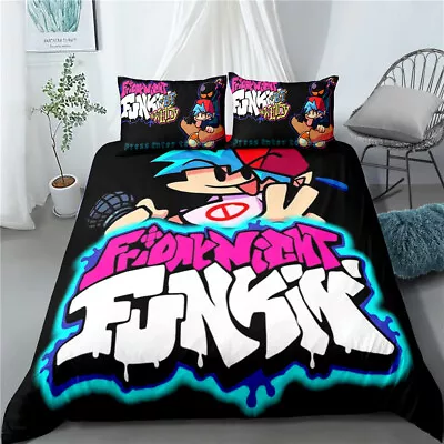 £12.44 • Buy  Quilt/Doona/Duvet Cover Set Single/Double/Queen/King Size Bed Pillow Cases