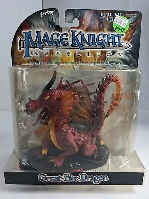 Mage Knight Rebellion Great Fire Dragon Board Game Minis *NEW SEALED* Wizkids • $30.27