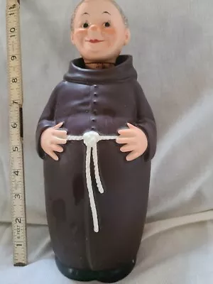 Vintage Goebel West Germany Friar Tuck Monk Decanter W/ Stopper #KL92 • $20