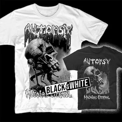 Autopsy Macabre Eternal Album T Shirt BLACK WHITE Sizes S-5XL • $20