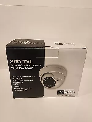 WBOX 800 TVL 960H IR Vandal Dome True Day / Night • $35