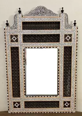 Handmade Mirror Wall Frames Decor Art Decor Furniture Wood Mirror Frame Inlaid • $625