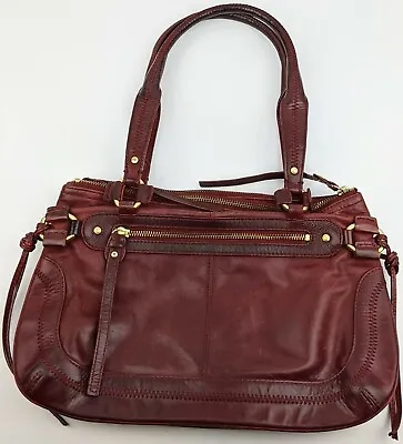 $39.95 • Buy Sigrid Olsen Burgundy Bovine Leather Handbag