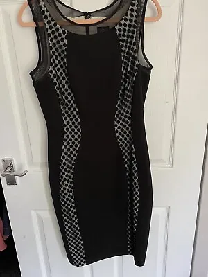 Ladies Stunning Jax Bodycon Black Dress 10 • £15.95