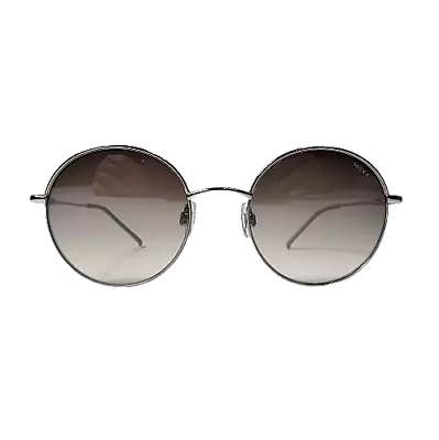 New MEXX Women's Round Sunglasses 6483 100 Silver Frame Grey Lens 50-20-145 • $49.95