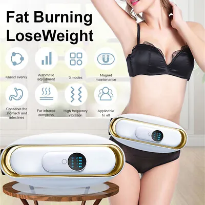 Electric Lose Weight Fat Burning Slimming Vibration Belt Body Massager Shaper • $22.59