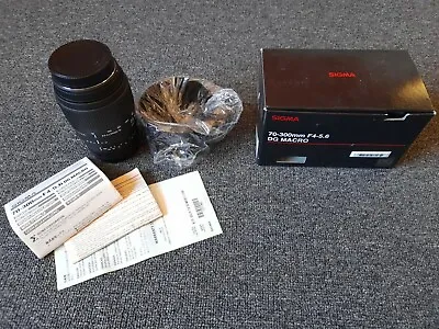 $238 • Buy SIGMA 70-300mm F4-5.6 DG Macro Lens For Sony From Japan 