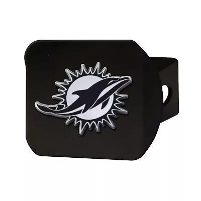 FANMATS 21555 NFL Miami Dolphins Metal Hitch Cover  2  Square Type III Hitc... • $36.51