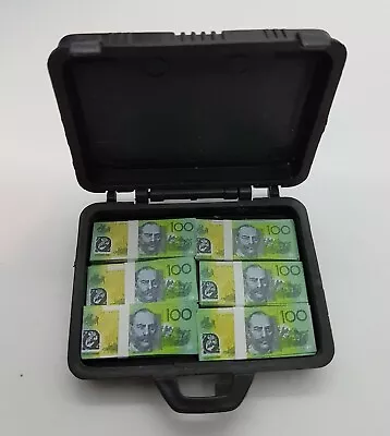 Coles Little Shop - Gangster Brief Case (with 6 Stacks Of $100 Notes + Toy) • $13