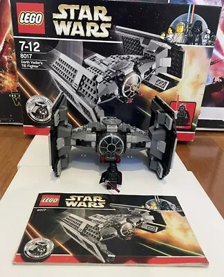 LEGO Star Wars 8017 Darth Vader's TIE Fighter - 100% Complete - Mint Condition • $200
