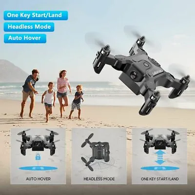 Mini Drones With Camera Dual Hd Wifi FPV 4K Drone Quadcopter Toys Rc Helicopter • $51.99