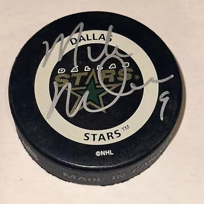 MIKE MODANO Signed Dallas STARS Official GAME Puck Beckett BAS • $129.95