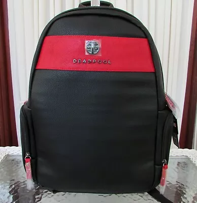 Marvel Loungefly Deadpool Built-up Backpack Travel School Laptop Bag OG Logo NWT • $99.95