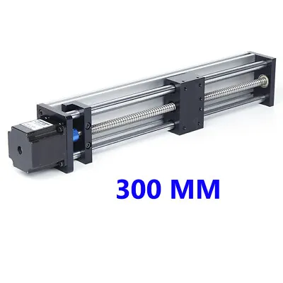 12  CNC Linear Guide Rail Slide Stage Actuator With Nema 23 Stepper Motor 300mm • $101