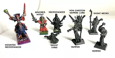 Warhammer Undead Vampire Counts - Metal OOP Undead Wight Ghost Necro Vampire • $85