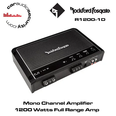 Rockford Fosgate Prime R1200-1D - 1200 Watt Class-D Full-Range Mono Amplifier  • £449