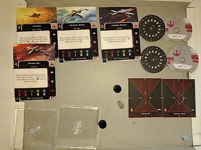 X Wing 2nd Edition Rebel Arc - 170 Cards Bases Dials X 2 • £5