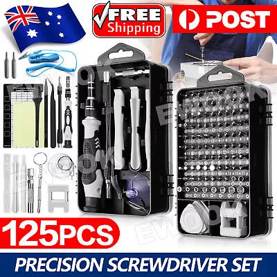 125 IN 1 Precision Screwdriver Set Computer PC Phone Watch Repair Tool Kit DIY • $16.85