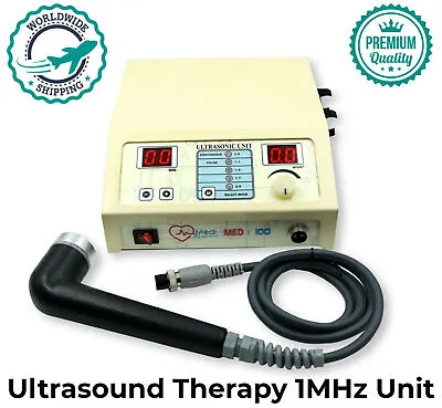 US Prof Ultrasound Ultrasonic Therapy Machine For Multiple Pain Relief 1MHz Unit • £111.56