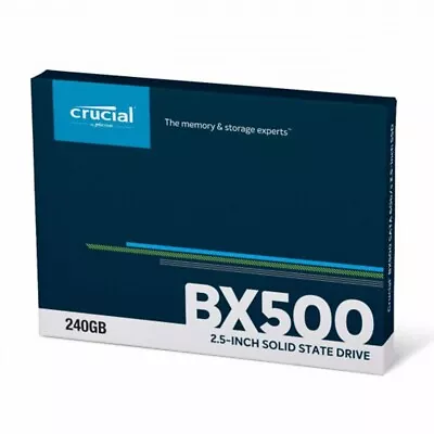 Crucial SSD 240GB BX500 Internal Solid State Drive Laptop 2.5  SATA III 540MB/s • $46.95