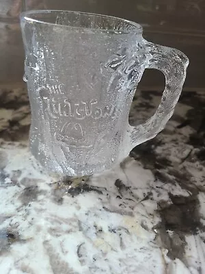 McDonalds Flinstones  Treemendous  Mug Frosted Glass Cup Vintage 1993  • $8