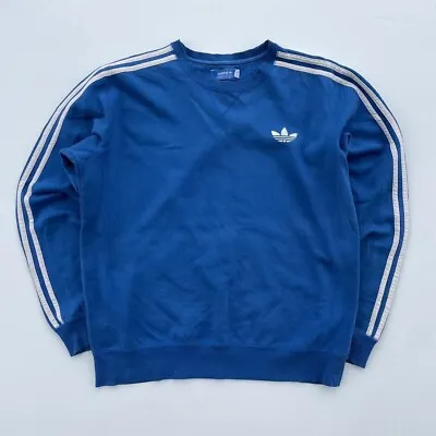Vintage Adidas Sweatshirt 3 Stripes Excellent Condition Size Medium • $20