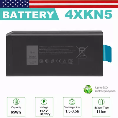 XRJDF 4XKN5 CJ2K1 XN4KN Battery For Dell Latitude 5404 5414 7414 7404 E5404 65Wh • $21.59