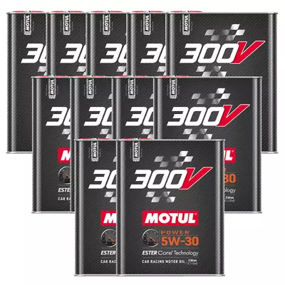 Motul 300V Competition 5W30 100% Synthetic Engine Racing Oil 110814 2L 11 Pack • $365.83