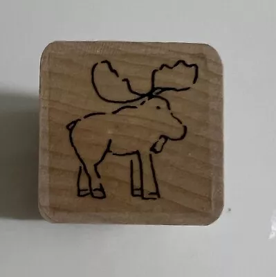 Moose Rubber Stamp Unbranded 1” • $5.99